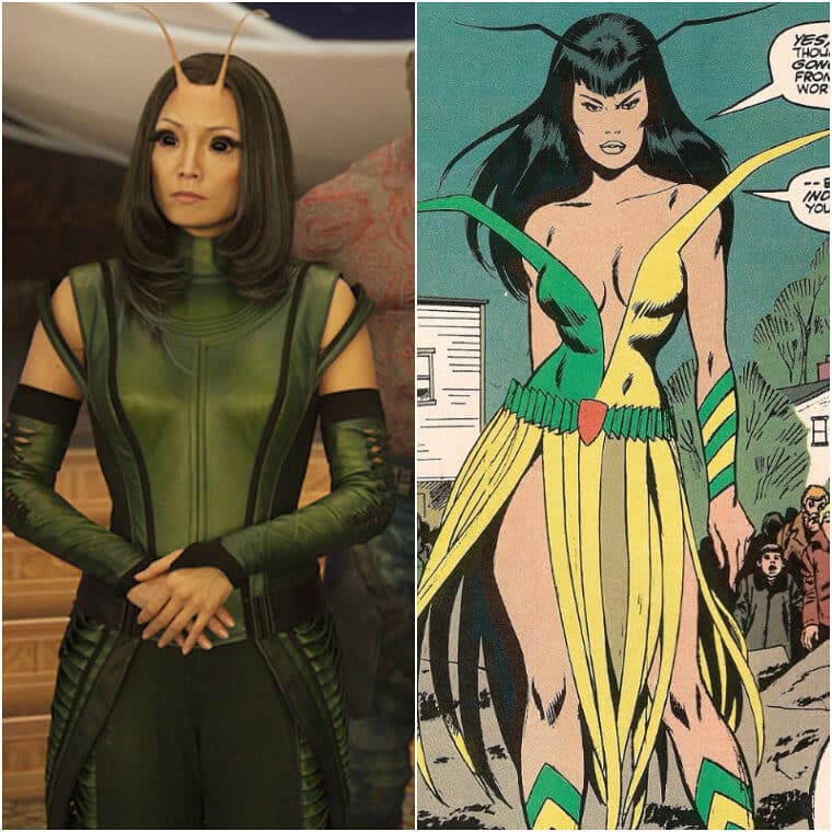 Mantis Dc Comic vs. Cinematic: Unveiling the Unaltered Auras of Marvel and DC ...