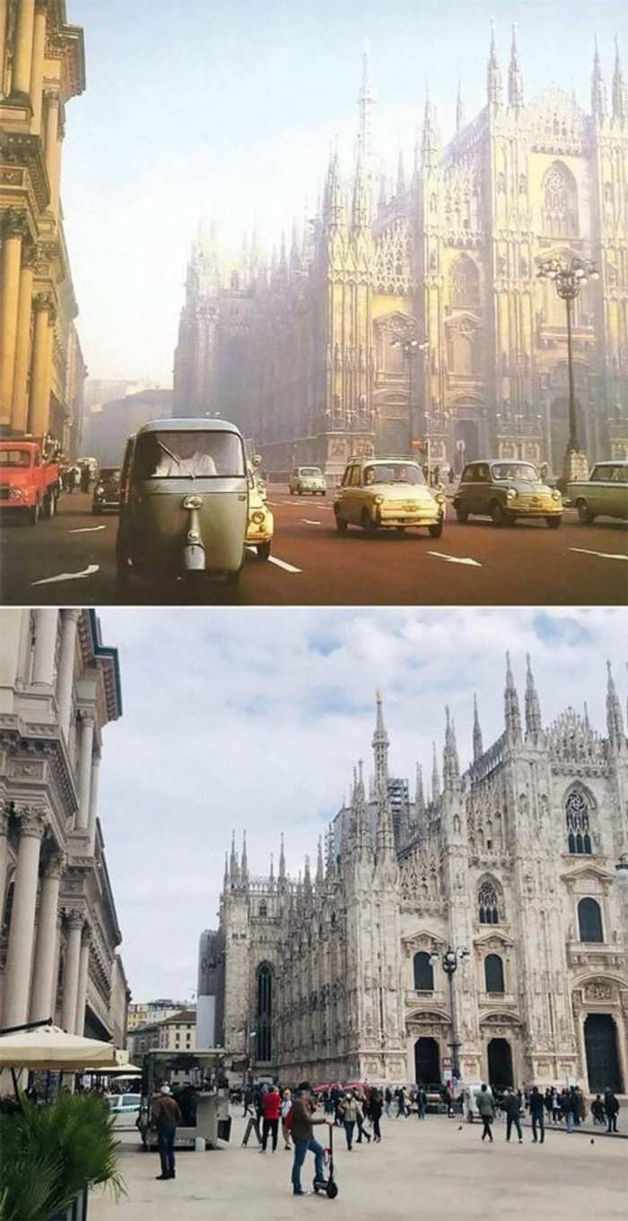 Time’s Transformation Before And After Photos Reveal Historic Places ...