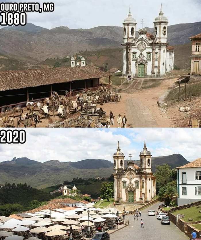 Time’s Transformation Before And After Photos Reveal Historic Places ...