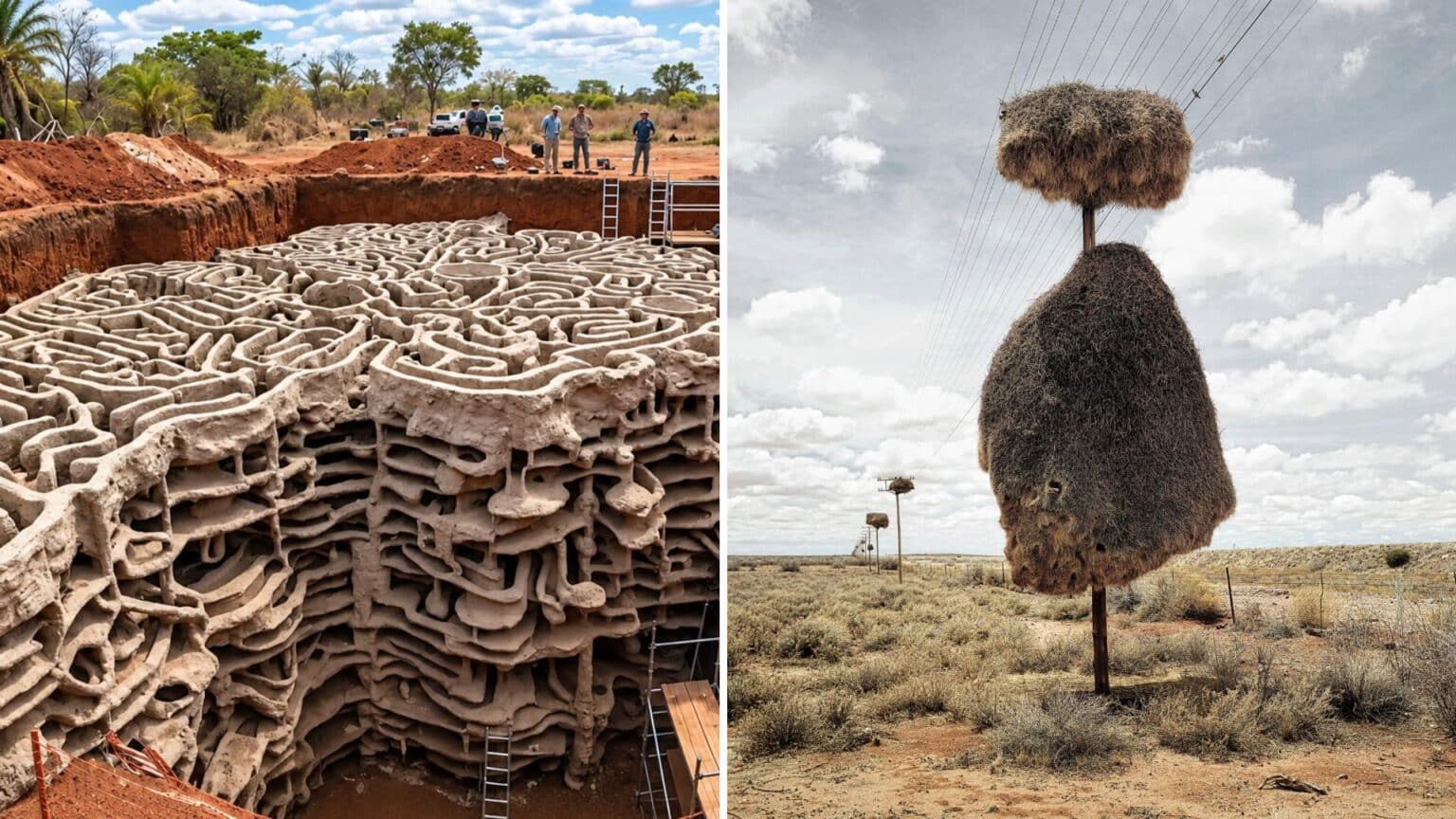 Animals That Build Structures on a Scale That Seems Almost Human